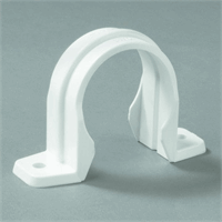 pvc omegazadel 40 mm wit afbeelding 2