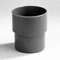 pvc reparatiemof excentrisch 32 mm lijmmof verjongd spie grijs afbeelding 2