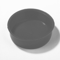 pe speciedeksel 70 mm rood
