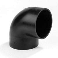 pe bocht 75 mm 88.5 zwart afbeelding 2