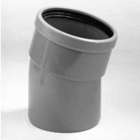 pvc bocht sn4 315 mm mof spie 15 grijs manchet afbeelding 2