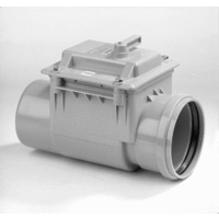 pvc ontstoppingsstuk met vergrendelbare keerklep 200 mm mofspie rb afbeelding 2