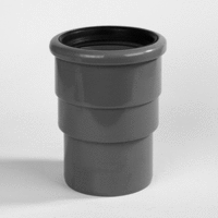 pvc zettingsmof sn8 80 mm zetting 160 mm mofspie grijs l=263 mm afbeelding 2