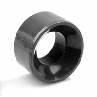 pvc verloopring pn16 160x110 mm spie lijmmof grijs afbeelding 2