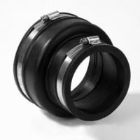 epdm flexibele rubberen verloopstuk 40-50x32-40 mm zwart afbeelding 2