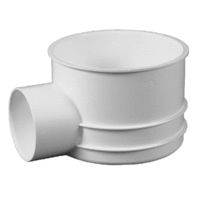 abs buitenpot zijuitloop 50 mm wit afbeelding 2