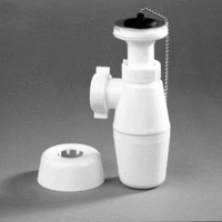 pp bekersifon met plug 32 mm x 1 14 wit