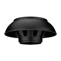 pp bovenkap tbv dw vent-alu 90-100 mm zwart