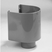 hwa pvc vergaarbak 80 mm grijs