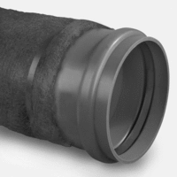 duborain pvc it buis pp700 sn8 400x11.7 mm mofspie groen l=5m afbeelding 2