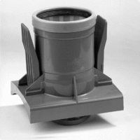 pvc knevelinlaat zetting 200x125 mm grijs afbeelding 2