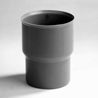 pvc krimpmof - metaal 50x68 mm grijs