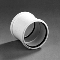 dykastil steekmof 110mm 2x mof wit afbeelding 2