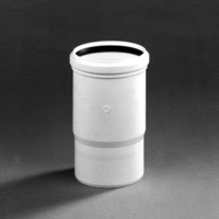 dykastil inbouwmof 110 mm mofspie wit afbeelding 2