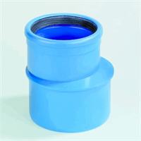 dykasono pvc verloop 110x750 mm mof spie blauw afbeelding 2