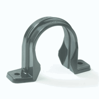 pvc omegazadel 40 mm zwart afbeelding 2