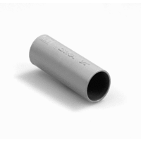 PVC electro slagvaste sok 1" 2 x mof grijs afbeelding 2