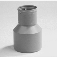 pvc overgang drainageriool 125x80 mm grijs afbeelding 2