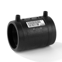 pe100 mof met verwijderbare stootrand sdr11 110 mm 2 x mof zwart afbeelding 2