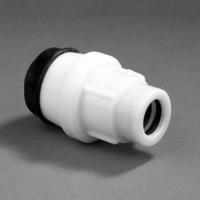 hawle verloopkoppeling pe-koper k 6385 25 mm x cu22 gas wit