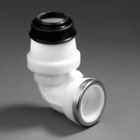 hawle knie nr. k 6435 25 mm x 34 gas 90 wit afbeelding 2
