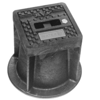 avk 8040 hdpe straatpot afsluiter pera 190 mm riool