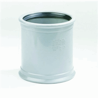 pvc overschuifmof 90 mm 2 x mof grijs afbeelding 2