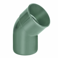 dyka air bocht 125 mm lijmmof x spie 45gr groen