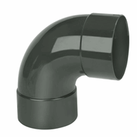 dyka air bocht 125 mm 2 x lijmmof 90gr groen