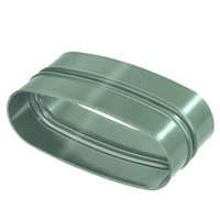 dyka air steekmof ovaal 235 mm 2 x lijmmof groen