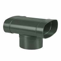 dyka air verloop t-stuk ovaal 195 - 160 mm