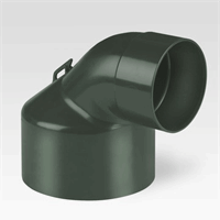 dyka air eindstuk 80 mm - 125 mm ventiel