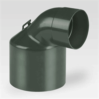 dyka air eindstuk 80 mm - 125 mm ventiel