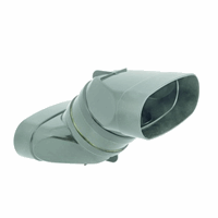 Dyka air sprongstuk ovaal 235 mm 2 x lijmmof groen afbeelding 2