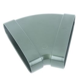 Dyka air overschuifmof ovaal 195 mm 2 x lijmmof gr afbeelding 2