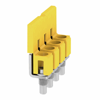 Cross-connector (terminal), when screwed in, yellow, 41 A, Number of p afbeelding 2