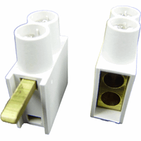 Aansluitklem dubbel max 2x10mm² grijs hoog SEP DTH 2115900040 voor automaten 9mm breed Max 63A