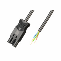 Adels Cca aansluitsnoeren male 3x1,5 zwart AC 166 afbeelding 2