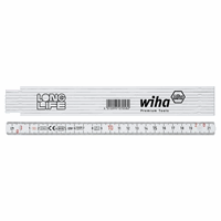 WIHA Longlife Duimstok 410 2000 metrisch 10 delen (geel) 15mm/2m afbeelding 2