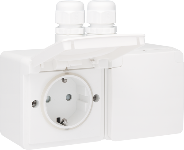 Hydro WCD RA 2v hor. 2xM20 compl. 701-37836 afbeelding 2