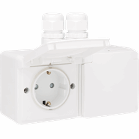 Hydro WCD RA 2v hor. 2xM20 compl. schr. 701-37838 afbeelding 2
