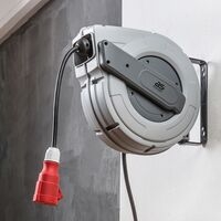 Schwabe Veerkabelhaspel Neopreen 400V CEE H07RN-F 5G2,5 IP44 15m