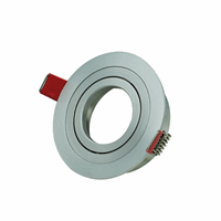 Inbouwarmatuur 50mm rond ø92mm inst. alu afbeelding 2