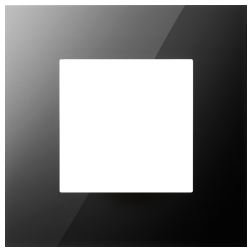 Afdekraam 1v liquid black 242-76100 afbeelding 2