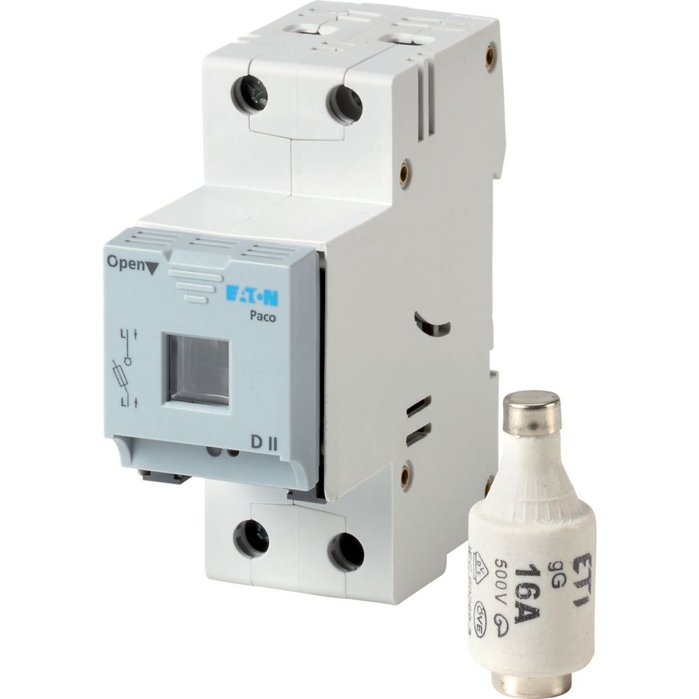 Paco patroonhouder DII 1P+N, + patroon 16A afbeelding 2
