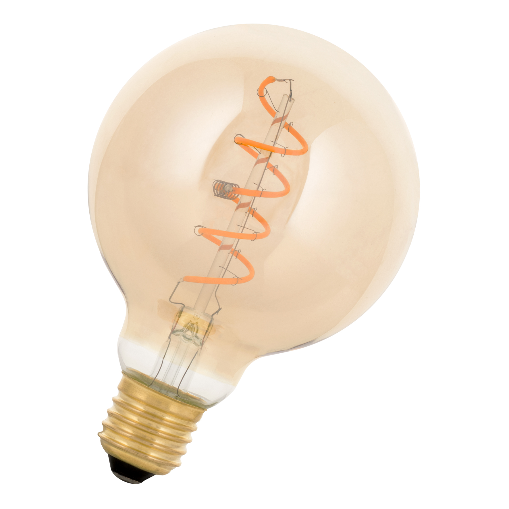 Spiraled William G95 E27 Dim 3.2W 180Lm 919 Gold afbeelding 2