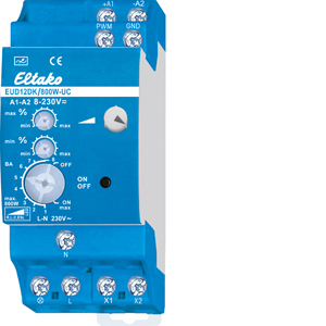 Universele DIN-rail LED dimmer tot 800W. Voor dimb afbeelding 2