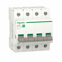 Schneider Electric Inbouwschakelaar modulair 4P 40A | R9PS440