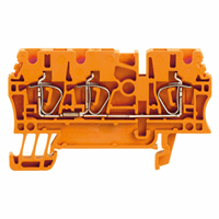 Verbindingsrijgklem 3v 24A 0,5-4mm² oranje afbeelding 2