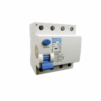 30Ma aardlekschakelaar 4040 4p 40Amp 30mA 10kA 400V 3 fasen Gacia